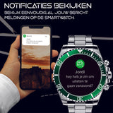 Lavidaluxe Smartwatch W12 - 45mm - Touch Screen - IP67 Waterdicht - IOS en Android Compatible