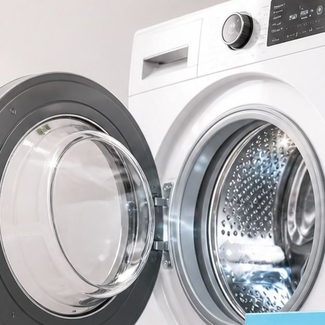Reiniging en onderhoud Wasmachine met open trommel